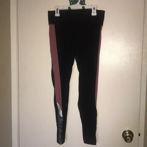 Pink workout leggings
